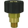 Переходник M22х1,5 гайка - 1/4внеш, 400bar, латунь (для проф Karcher)